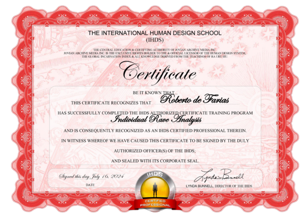 Certificado IHDS — Analista de Desenho Humano